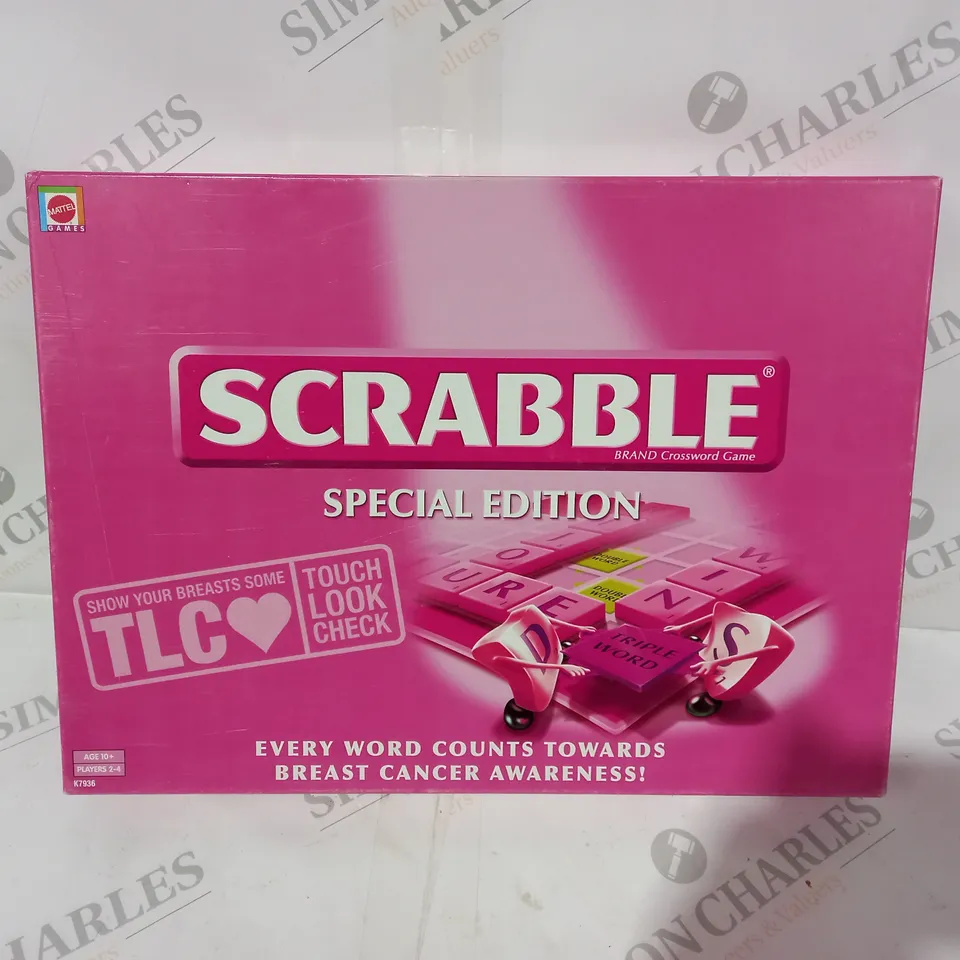SCRABBLE SPECIAL BREAST CANCER EDITION - PINK
