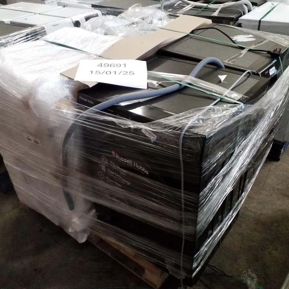 PALLET OF APPROXIMATELY 4 UNPROCESSED RAW RETURN WHITE GOODS TO INCLUDE