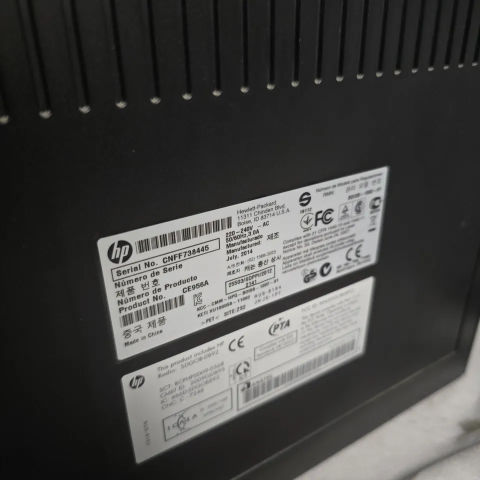 HP LASERJET PRO COLOUR MULTIFUNCTION PRINTER 