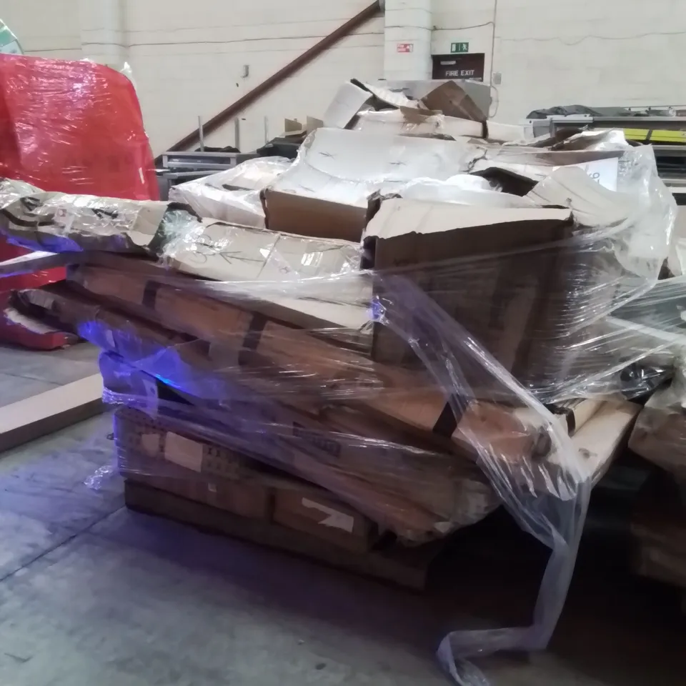 PALLET OF ASSORTED FLAT PACK FURNITURE PRODUCTS 