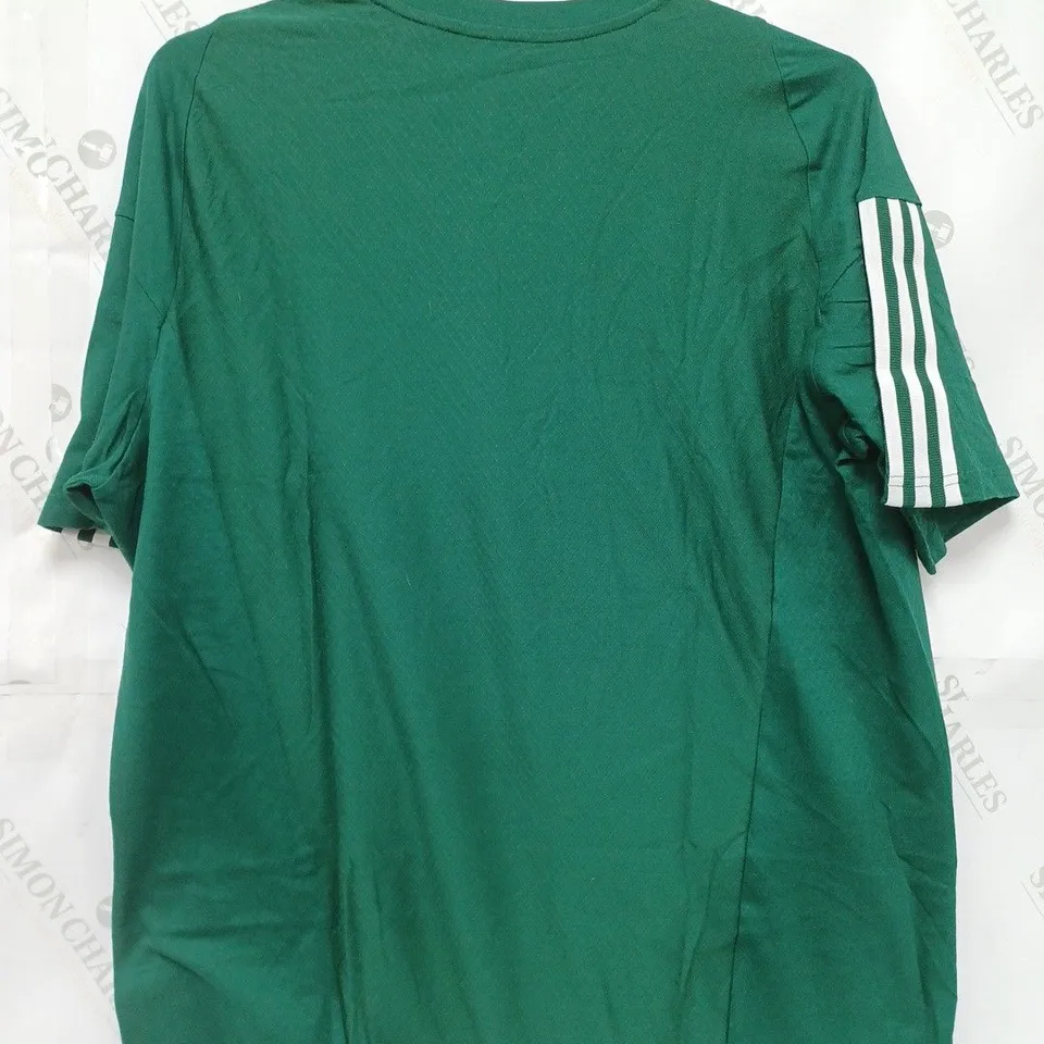 ADIDAS LEEDS UNITED TOP IN GREEN - XL