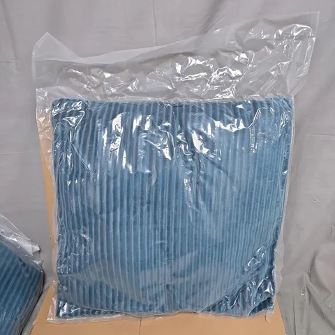 JUMBO CORD 50X50 FJORD CUSHION COVER – BLUE CORDUROY