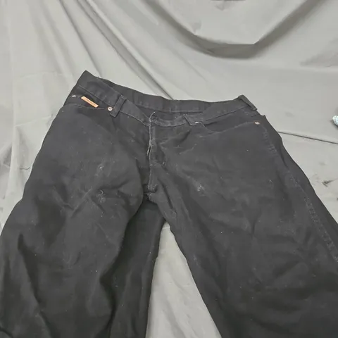 WRANGLER TEXAS BLACK DENIM JEANS – WAIST 34