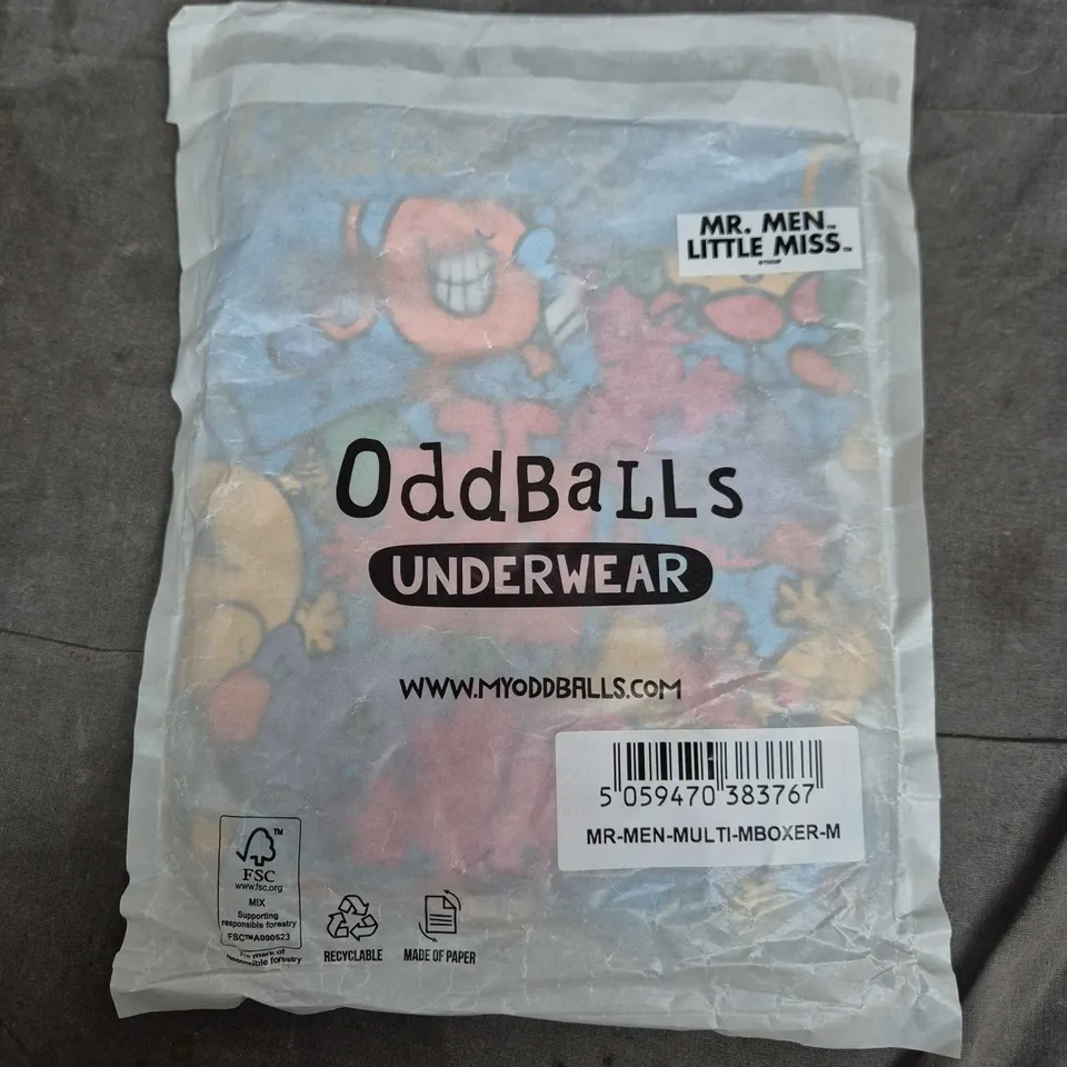 BAGGED ODDBALLS MR MULTI BOXERS IN MULTI - MEDIUM