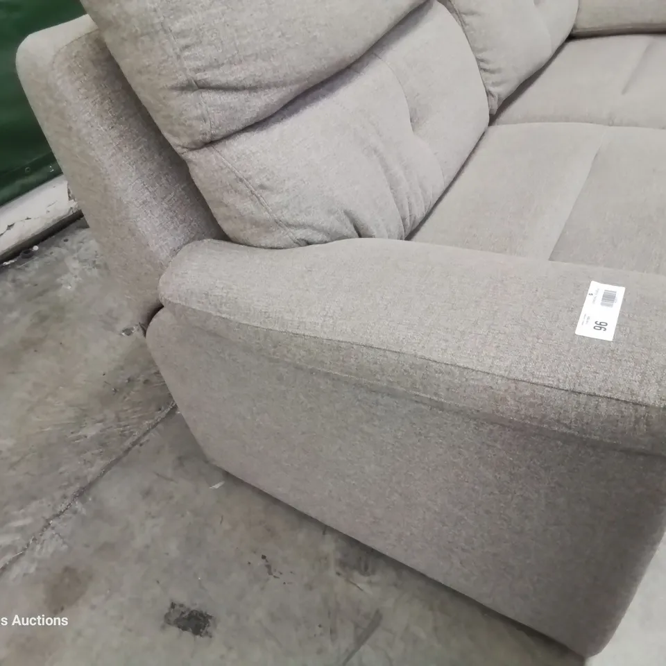 QUALITY BRITISH DESIGNER & MANUFACTURED G PLAN BURFORD THR SEATER SOFA NIMBUS EARTH FABRIC