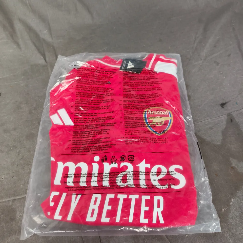 BAGGED ARSENAL FC HOME JERSEY - SIZE XL