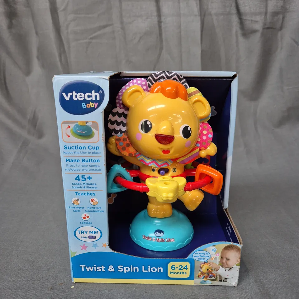 VTECH BABY TWIST AND SPIN LION - 6-24 MONTHS