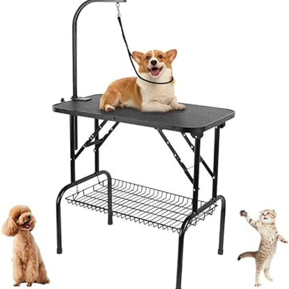 BOXED GRANDMA SHARK PET GROOMING TABLE