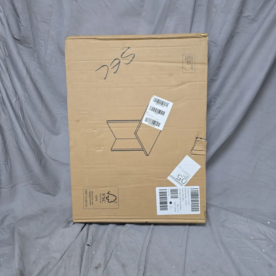 BLOC STONE EFFECT SIDE TABLE - COLLECTION ONLY