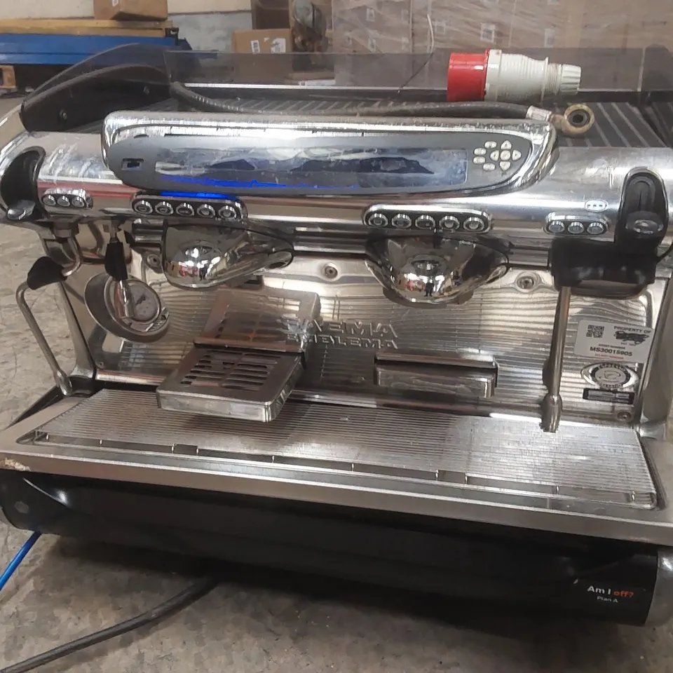 FAEMA EMBLEMA COMMERCIAL 2 GROUP COFFEE MACHINE