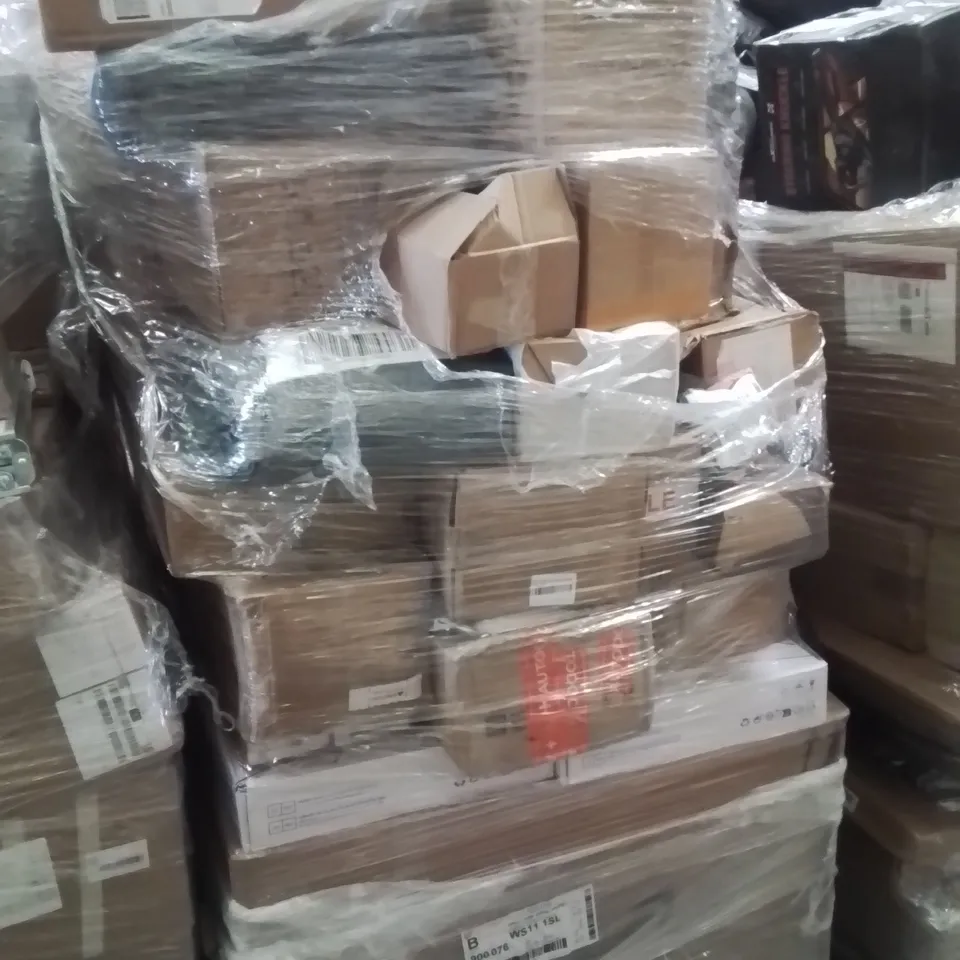 PALLET OF ASSORTED HOUSEHOLD GOODS AND PRODUCTS TO INCLUDE;MEAT GRINDER,ELTRONIC COOKER,DRILL BATTERY 