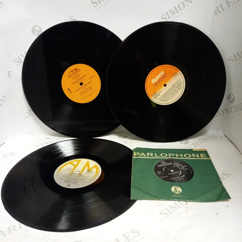 LOT OF 12 VINYL RECORDS, TO INCLUDE SATURDAY NIGHT FEVER, KURT VILE, KOOL ROOTS, ETC