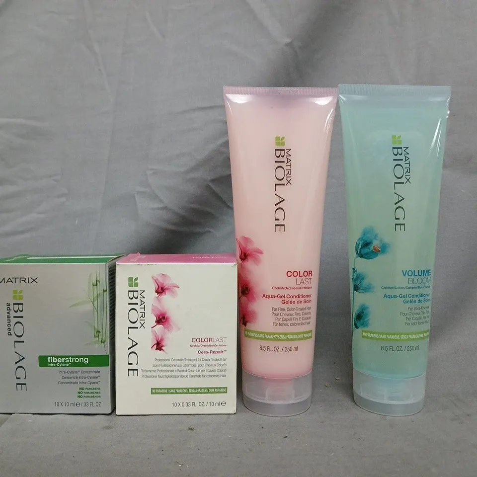 BOX OF APPROXIMATELY 10 ASSORTED MATRIX BIOLAGE COSMETIC ITEMS - COLLECTION ONLY