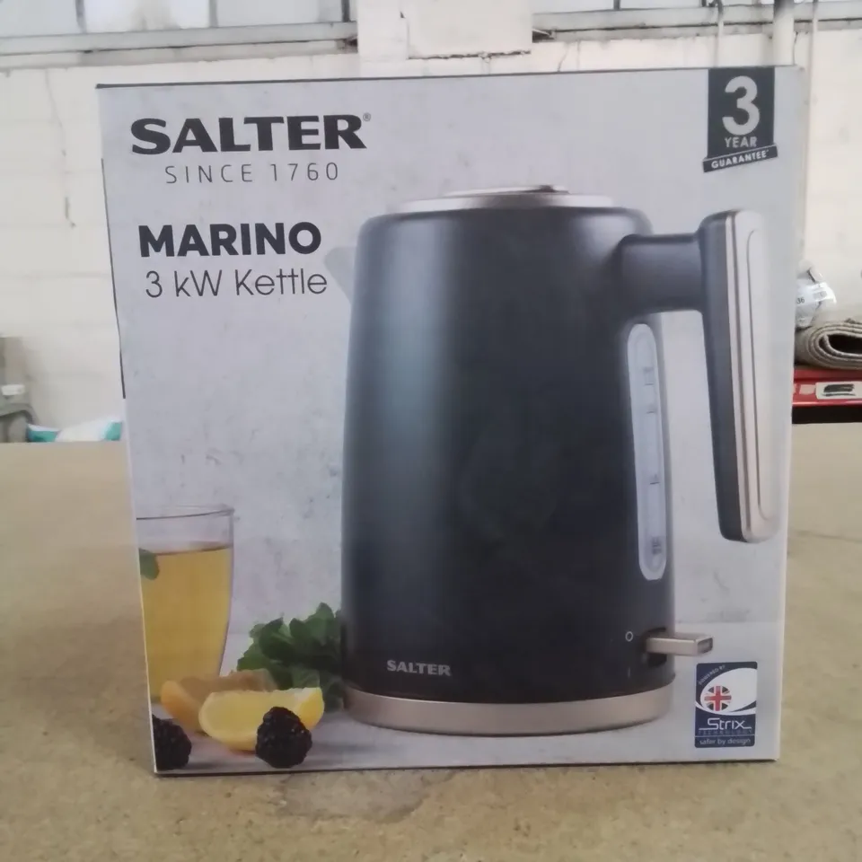 BOXED BRAND NEW SALTZER MARINO 3KW 1.7LITRE KETTLE 