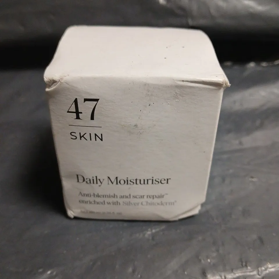 47 SKIN DAILY MOISTURISER – ANTI-BLEMISH & SCAR REPAIR 
