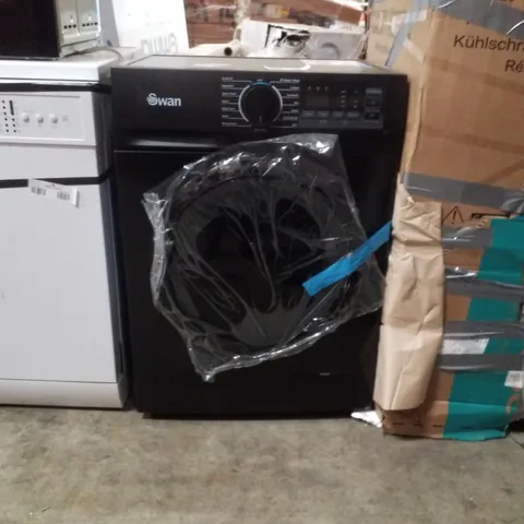 SWAN 8KG 1400 SPIN FREESTANDING WASHING MACHINE - BLACK