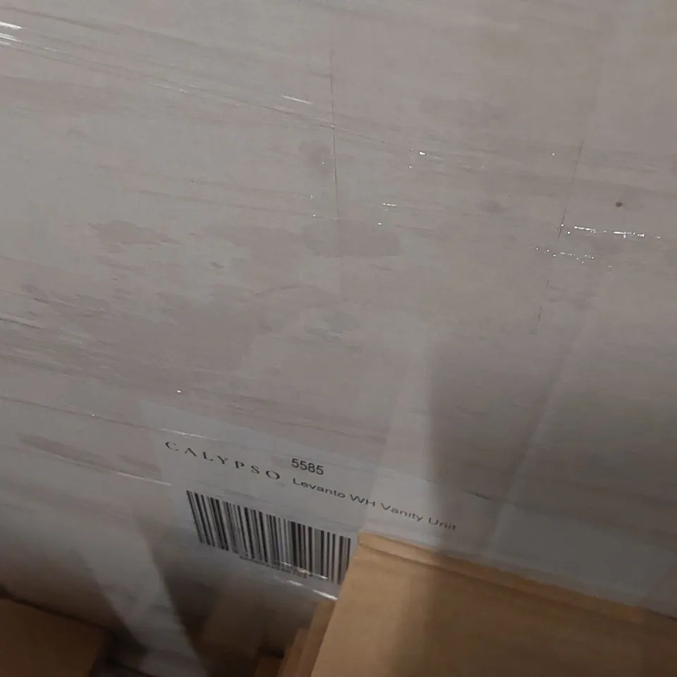 PALLET CONTAINING A LARGE QUANTITY OF ASSORTED BATHROOM FURNITURE PANELS INCLUDING: WH VANITY UNIT, BASIN UNIT ECT
