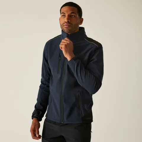 REGATTA SANDSTORM RIPSTOP SOFTSHELL NAVY LARGE