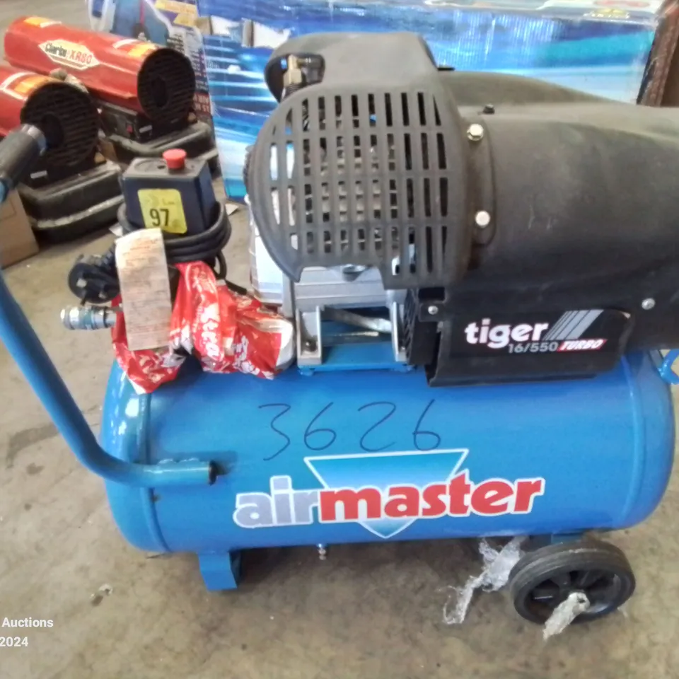 TIGER 16/550 TURBO AIRMASTER AIR COMPRESSOR 