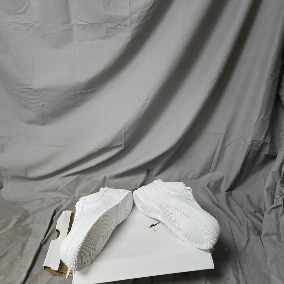 NIKE AIR FORCE 1 '07 WHITE SNEAKERS – MEN'S UK 7.5