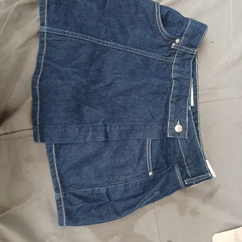 WOMENS DENIM SKORT NAVY BLUE SIZE M