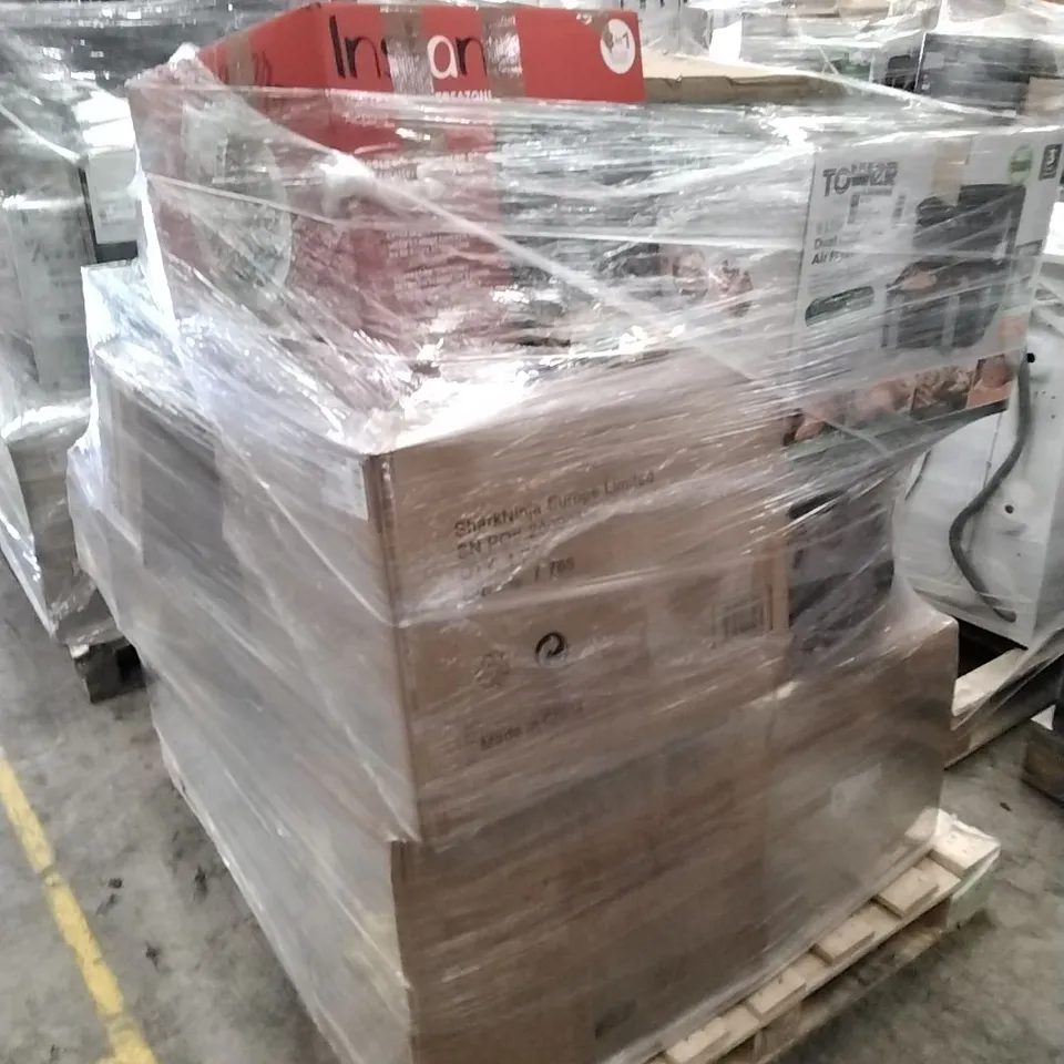PALLET OF APPROXIMATELY 19 UNPROCESSED RAW RETURN HOUSEHOLD AND ELECTRICAL GOODS TO INCLUDE;