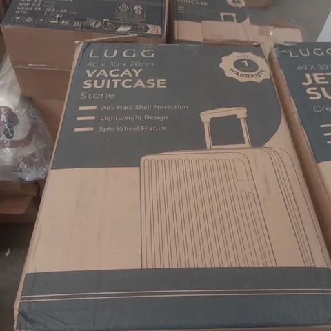 BOXED LUGG TRAVEL SUITCASE