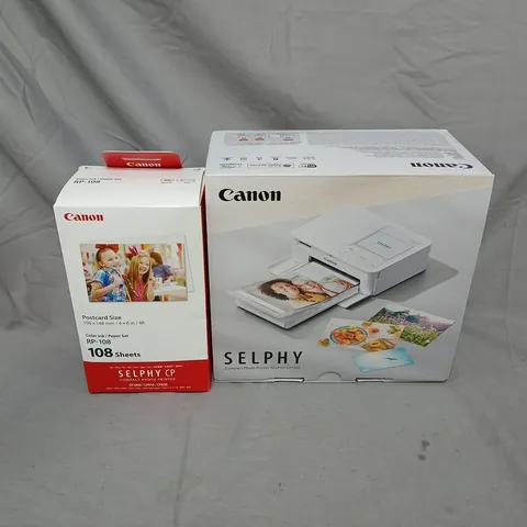 CANON SELPHY CP1500 WIRELESS PHOTO PRINER WITH 108 SHEETS