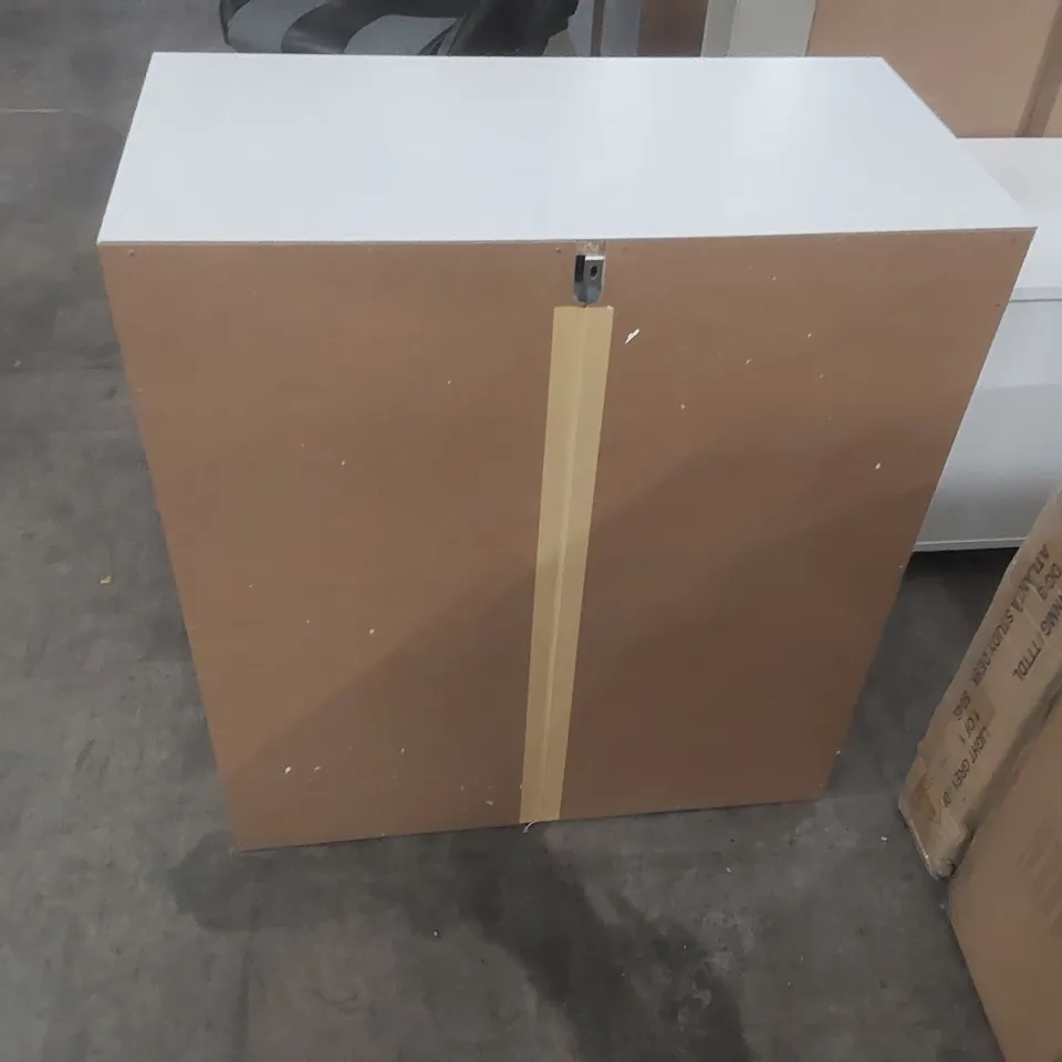 WOODEN 4 DRAWER CHEST - WHITE