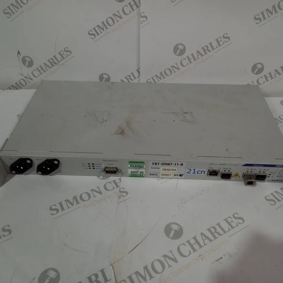 ADVA F150/BT-/CP/GIG/2AC OPTICAL FIBRE ACCESS SWITCH