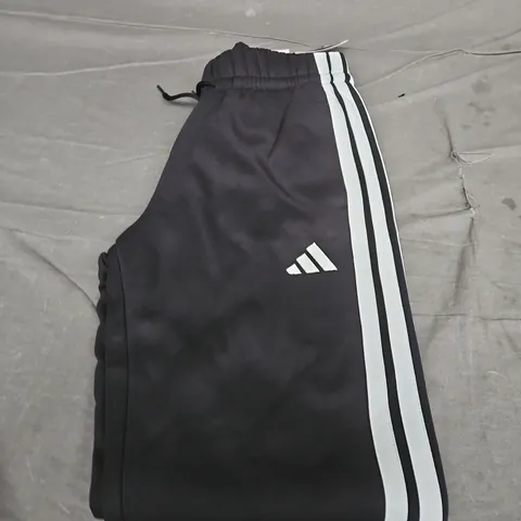 ADIDAS CUFFED JOGGERS - SIZE 11/12 YEARS