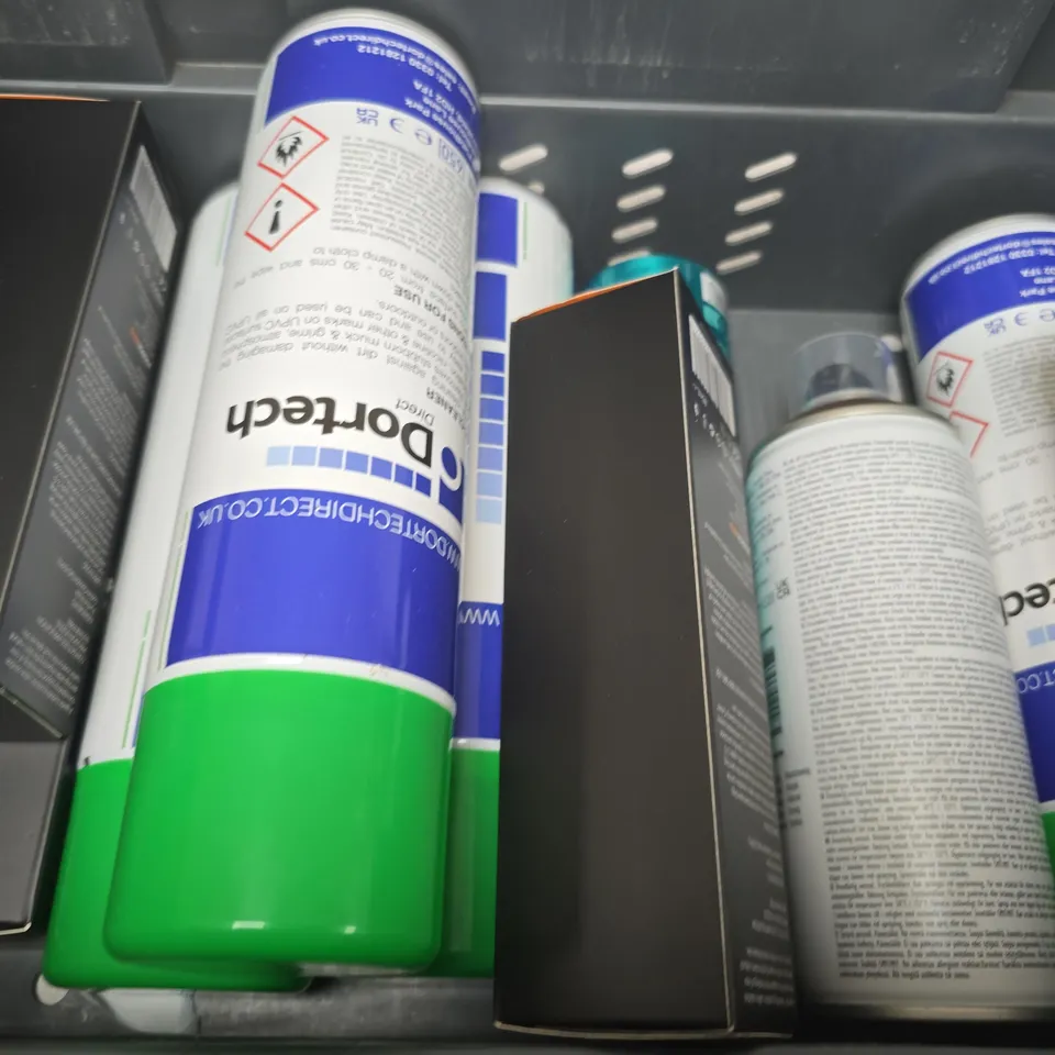 APPROXIMATELY 15 ASSORTED AEROSOLS TO INCLUDE PIERCEMED , OSIS AND SPRAY PAINT