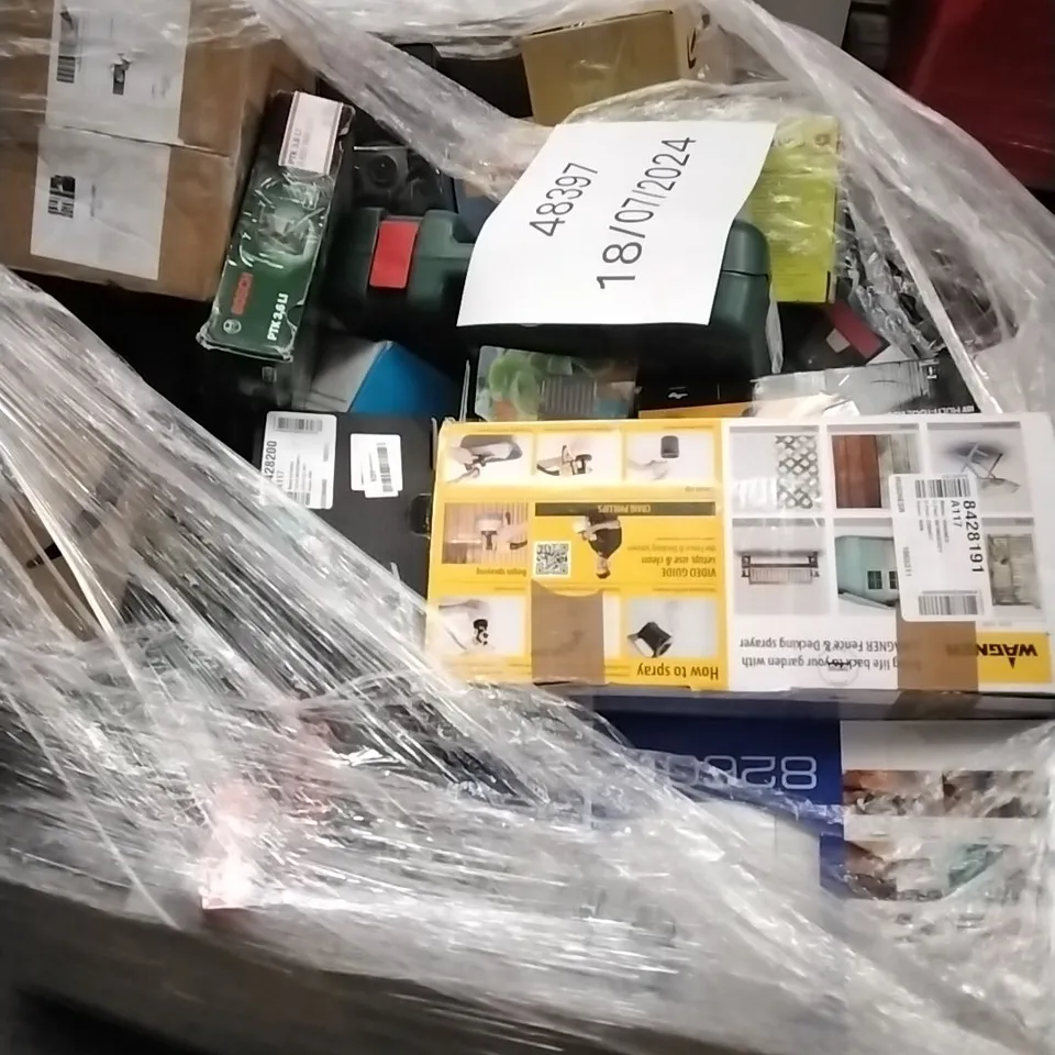 PALLET OF APPROXIMATELY 83 UNPROCESSED RAW RETURN HOUSEHOLD AND ELECTRICAL GOODS TO INCLUDE;