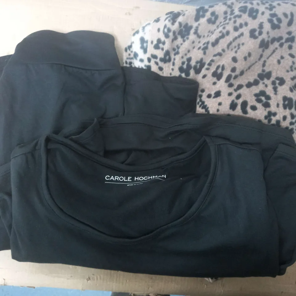 CAROLE HOCHMAN MICROFLEECE 3-PIECE LOUNGE SET