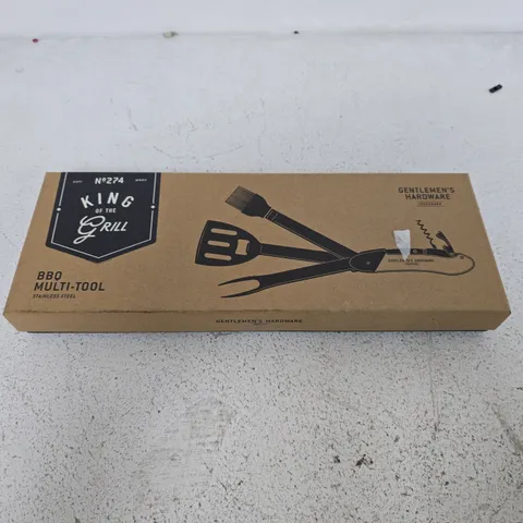 BOXED AND SEALED GENTLEMANS HARDWARE KING OF THE GRILL BBQ MULTI-TOOL