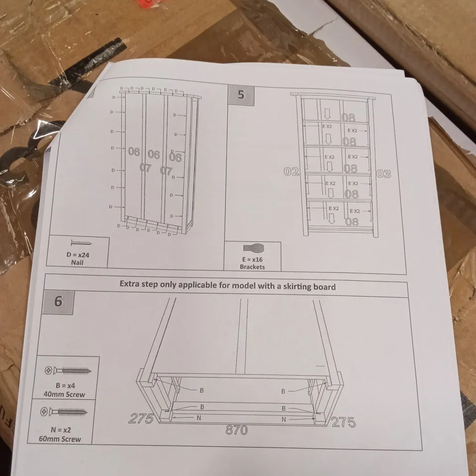BOXED HIGH BOOKCASE - ANTIQUE WAX (1 BOX)
