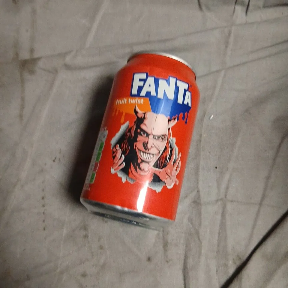 BOX OF APPROXIMATELY 10 ASSORTED FOOD ITEMS INCLUDING BHURU GINGER DRINK , EAST END MUSTARD SEEDS AND FANTA FRUIT TWIST