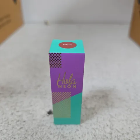 BOX OF APPROXIMATELY 150 HOLA NEON LIPSTICK BALM - CALL ME