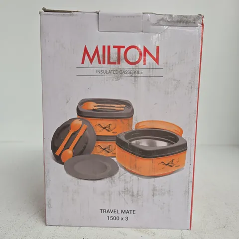 MILTON INSULATED CASSEROLE TRAVEL MATE – 1500 X 3, BOXED