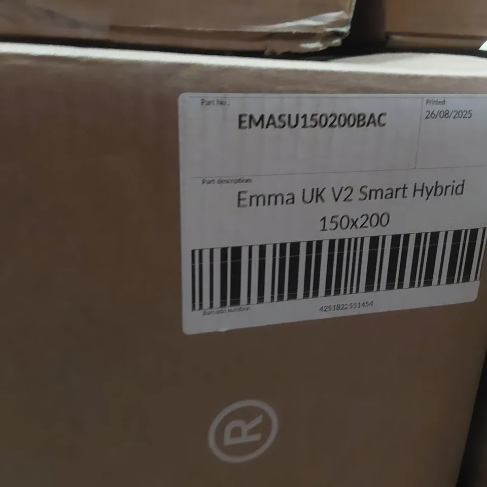 BRAND NEW BOXED EMMA UK V2 SMART HYBRID 150 x 200CM KING SIZE MATTRESS 
