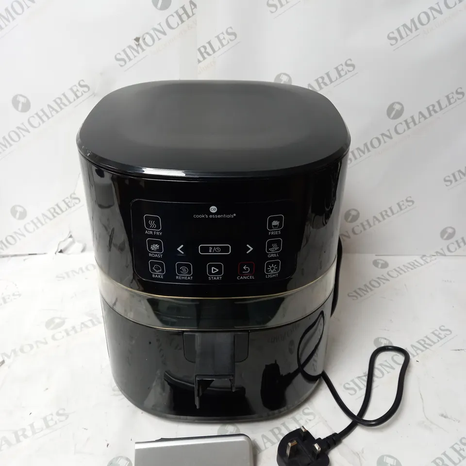 OUTLET COOK'S ESSENTIALS 4.0L AIR FRYER - BLACK