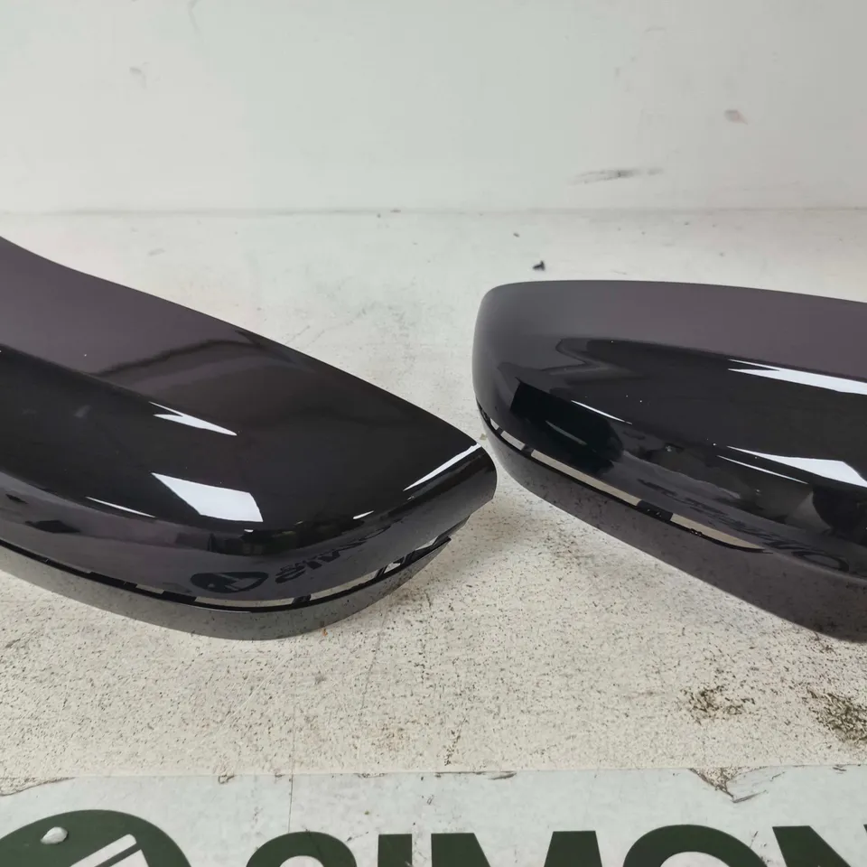 M3 VEHICLE SIDE MIRROR PLASTIC COVERS IN GLOSS BLACK 