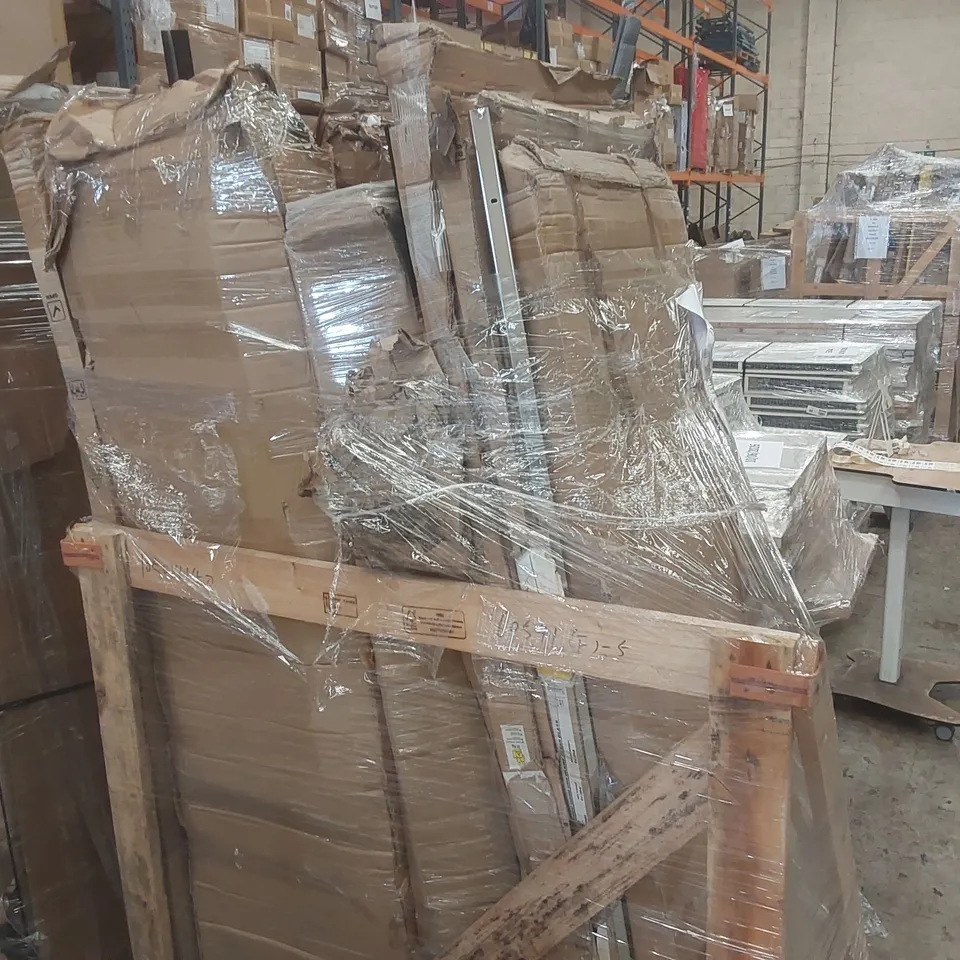 PALLET CONTAINING APPROXIMATELY 11x BRANDED SHOWER GLASS ENCLOSURES