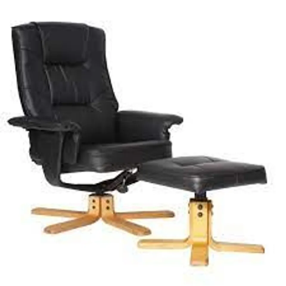 DRAKE RECLINER CHAIR AND FOOTSTOOL - COLLECTION ONLY 