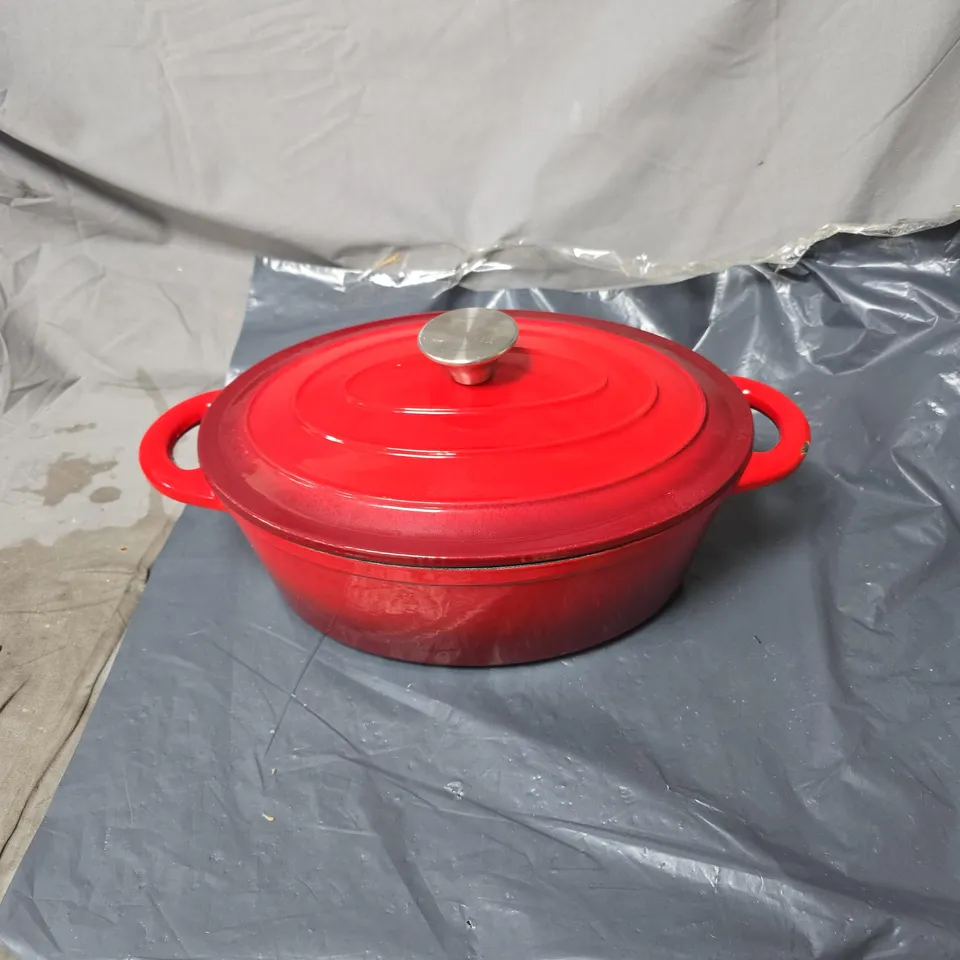 SUNNEX RED CAST IRON COOKWARE