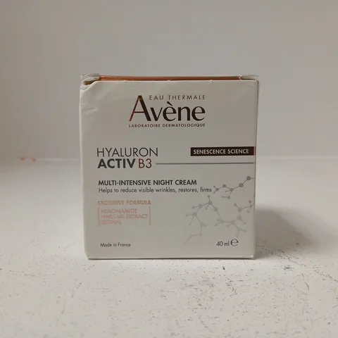 AVΓNE HYALURON ACTIV B3 NIGHT CREAM 40 ML β FACIAL SKIN CARE