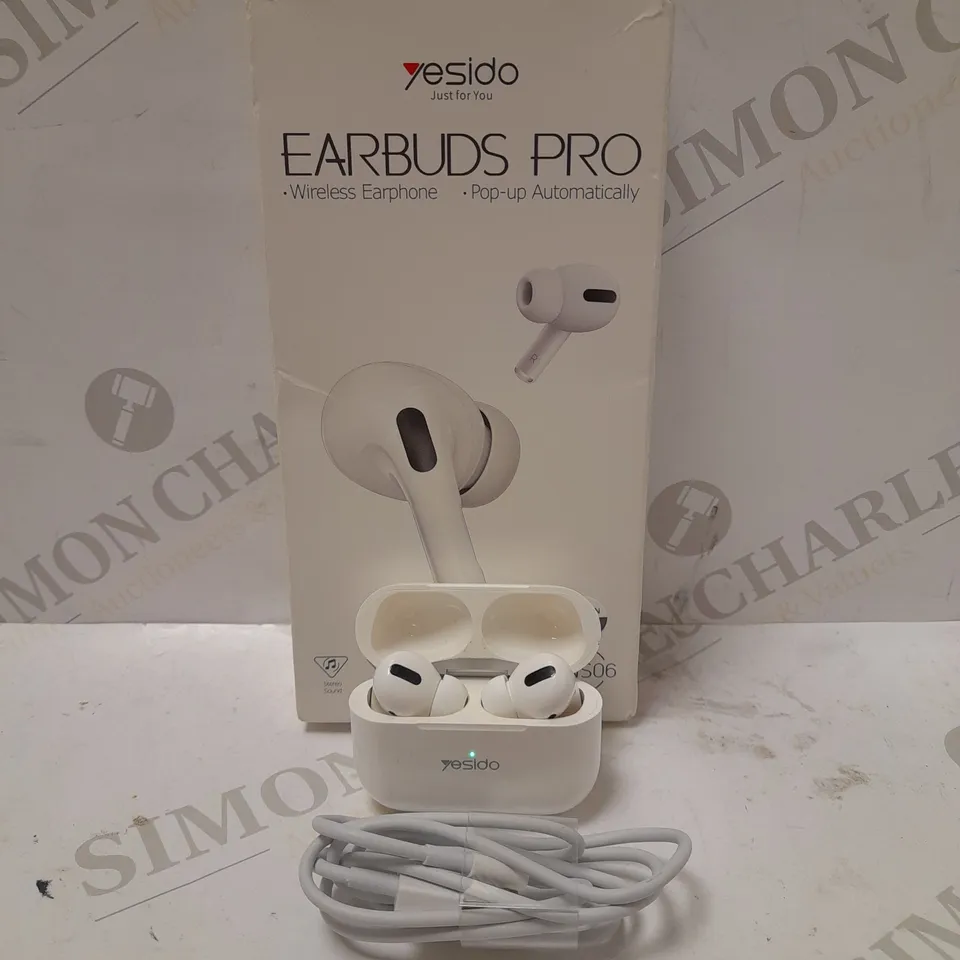 YESIDO EARBUDS PRO TWS06 - WHITE 
