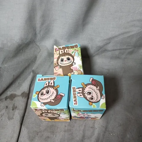 3 X LABABU KEY RINGS