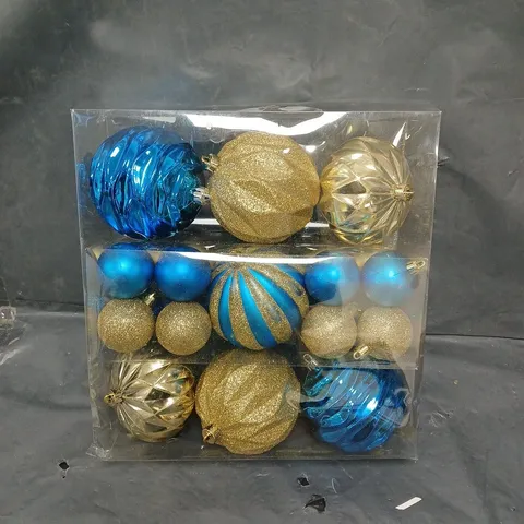 BAUBLE SET IN BLUE/GOLD