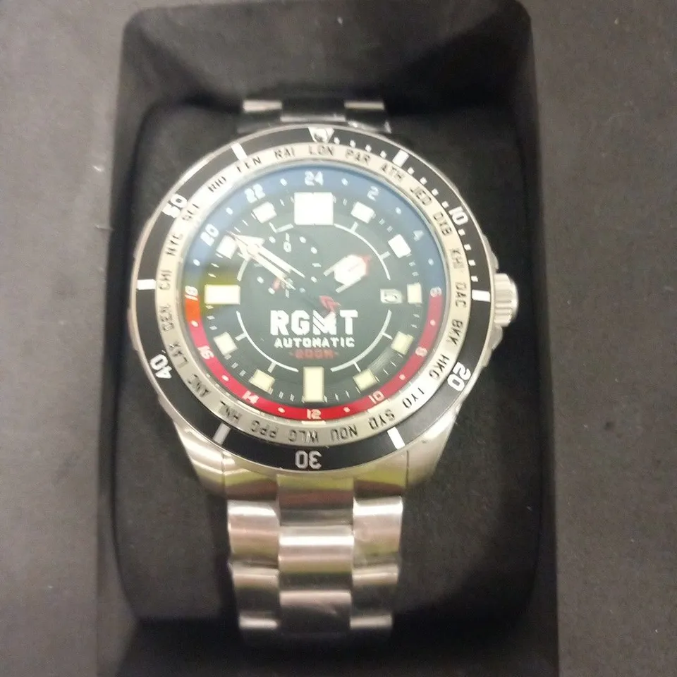 RGMT TRANS-CONTINENTAL AUTOMATIC // RG-8025-11 WRIST WATCH 